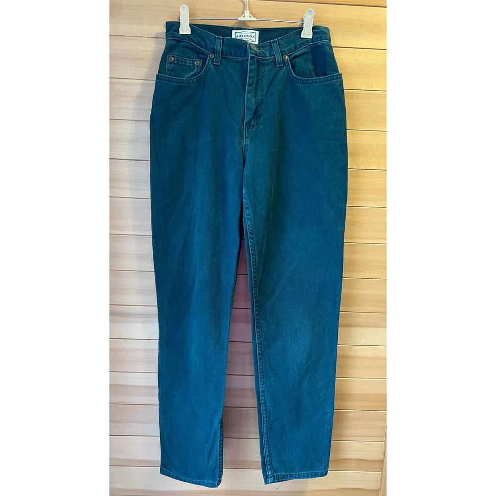 Vintage Green Arizona Jeans Mom Fit